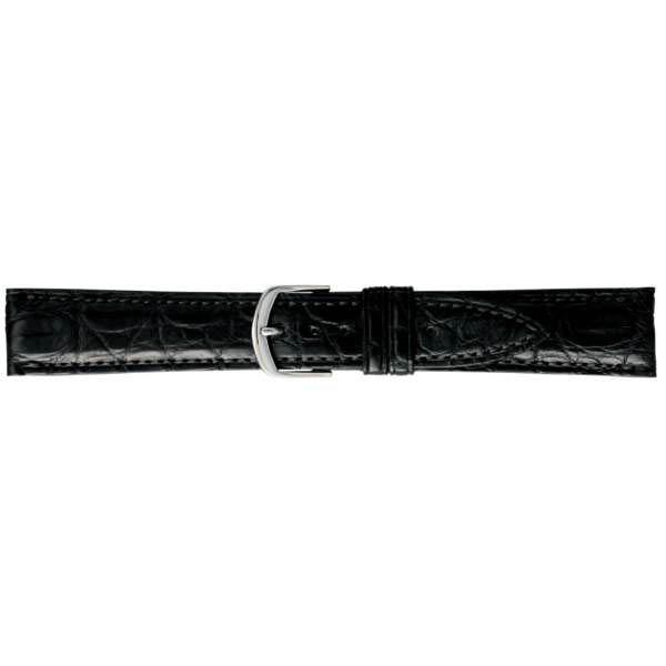 ワニ革 クロコダイル 黒 BWB020AS BAMBI バンビ GREACIOUS グレー  