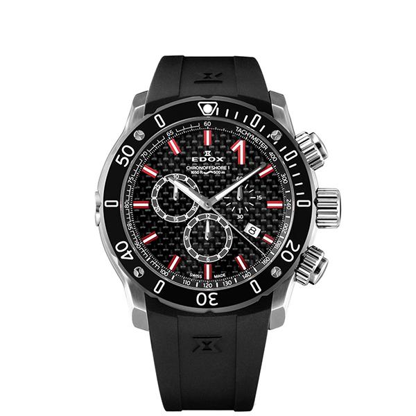 EDOX（エドックス） クロノオフショア1 クロノグラフ 10221-3-NIRO2
