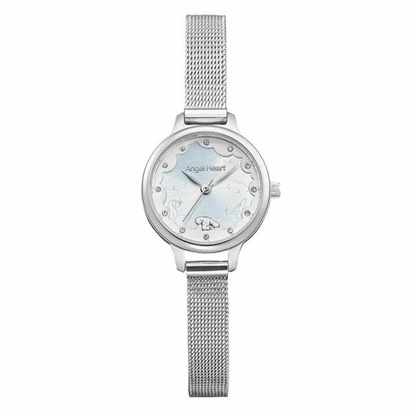新品 Angel Heart シナモロール 腕時計 フェイス型専用ポーチ セット エンジェルハート シナモロール コラボレーションモデル SR24SS