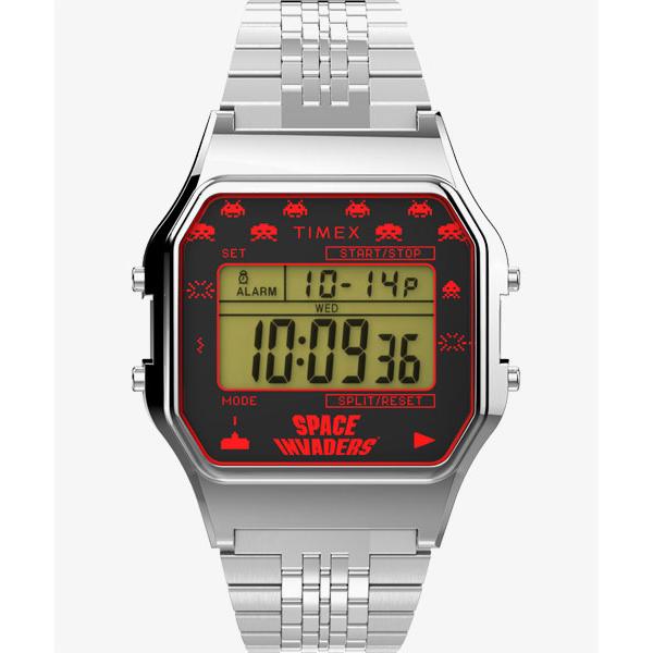 TIMEX　タイメックス　スペースインベーダーシルバー　tw2v30000 TIMEX（タイメックス） スペース インベーダー シルバー TW2V30000