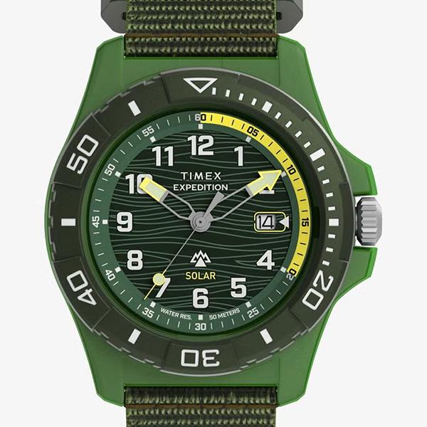 TIMEX（タイメックス） フリーダイヴ ソーラー 春夏カラー 脱着可能 