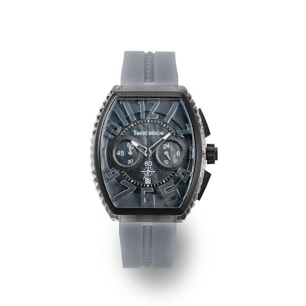 Tendence（テンデンス） グレー ブラック スケルトンバンド TY860003