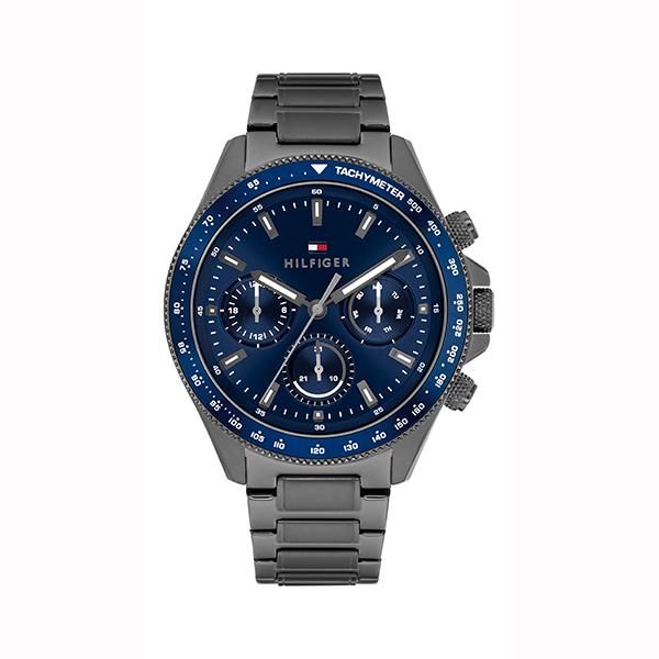 TOMMY HILFIGER（トミー・ヒルフィガー） クロノグラフ ブルー グレー 