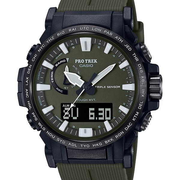 �R �N���C�}�[���C�� �O���[�� PRW-61Y-3JF PROTREK �v���g���b�N CASIO �J�V�I SPORTS �����Y �r���v �������K�i ��������