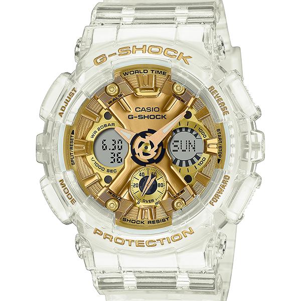 CASIO G-SHOCK クリア腕時計 G-SHOCK新作「スケルトン」ウォッチ、バンドからケースまで透け感