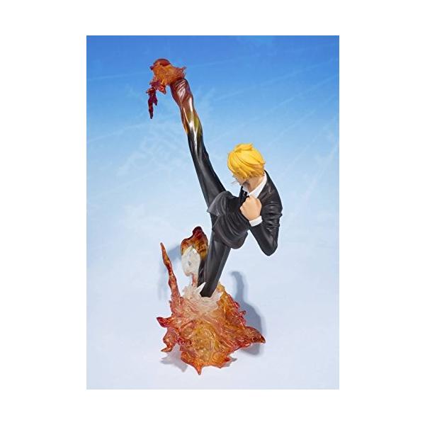 フィギュアーツzero One Piece サンジ 悪魔風脚一級挽き肉 ディアブルジャンブ 値引き プルミエール アッシ Absamp Pvc製 約160mm