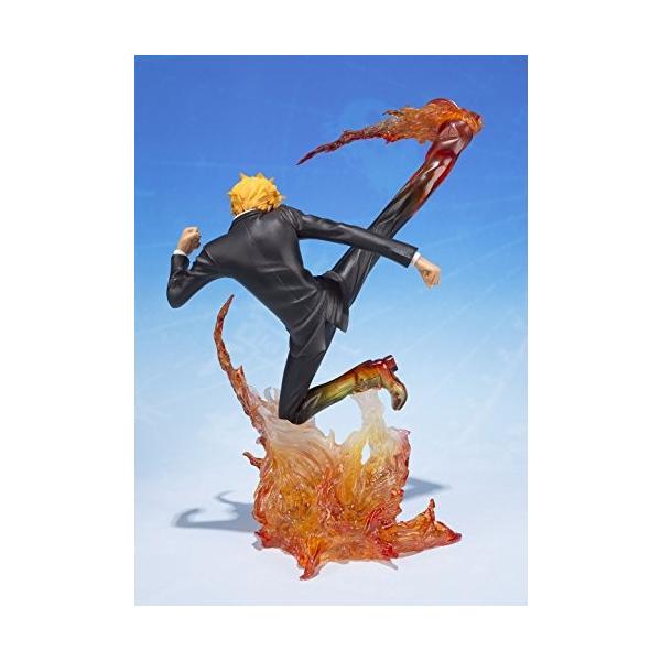 フィギュアーツzero One Piece サンジ 悪魔風脚一級挽き肉 ディアブルジャンブ 値引き プルミエール アッシ Absamp Pvc製 約160mm