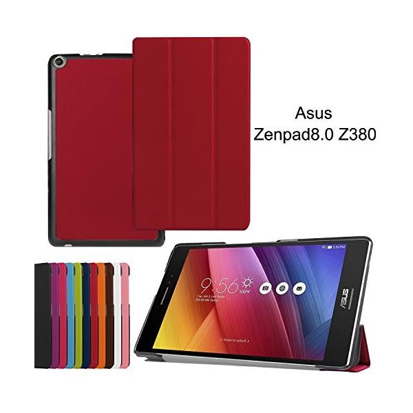 Asng Asus Zenpad 8 0 Z380kl 出荷 Z380c 超薄型 Z380knl Z380m ケース 三つ折りスタンドカバー