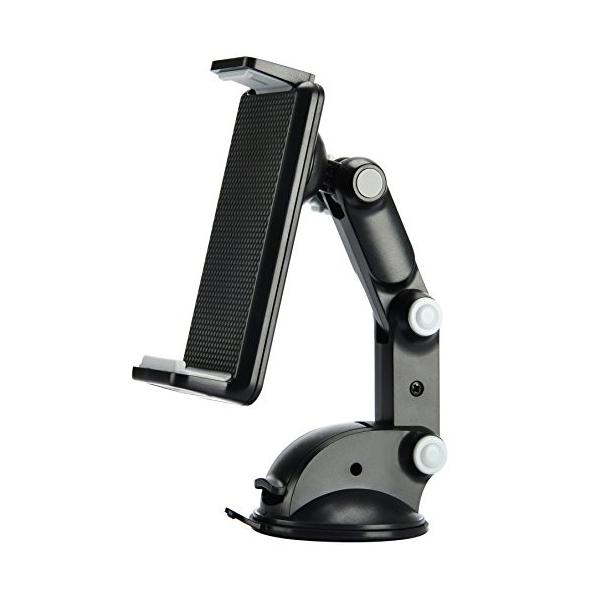 Ismile 車載 ホルダー 三軸アーム 角度自在調整可 定番キャンバス 3 5 10 1インチ対応 タブレット Xper ダッシュボード 吸盤式 スタンド スマホ