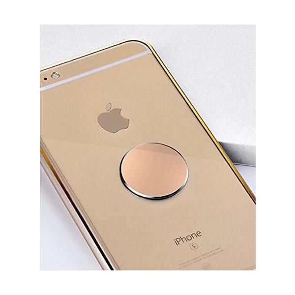 Sakula マグネット式 スマートフォンホルダー用 メタルシート スマホ車載ホルダー本体用 メタルプレート レッド