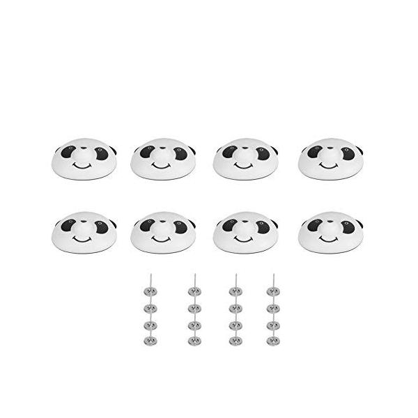 Yosoo ベッドシートファスナー 布団固定用 お布団 本日限定 シーツ ズレ防止 滑り止め 掛け布団カバー 使いやすい 掛け布団の中身のズレ落ち防止 パンダ