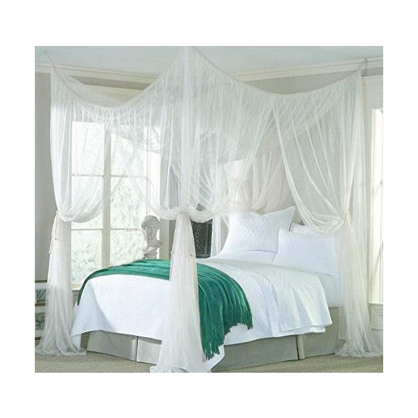 Icehan ネット 蚊帳 天蓋 カーテン 昆虫 モスキート フライバグ ネット ポータブル ネット スクリーンベッド キャノピー 夏の