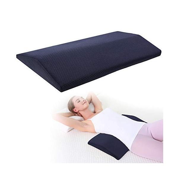 腰マクラ 腰枕三角まくら 三角クッション低反発腰枕 反り腰足むくみ