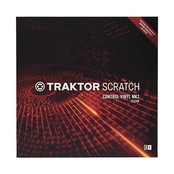 Native Instruments DJアクセサリー TRAKTOR Scratch Control Vinyl MK2 Clear