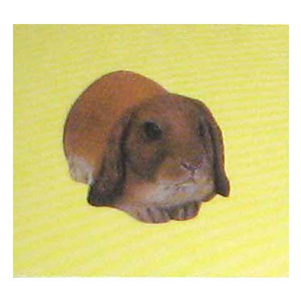 フルタ＆海洋堂 チョコエッグ ペット動物コレクション 第2弾 053：ロップイヤー（ブラウン） ウサギ 食玩 おまけ フィギュア