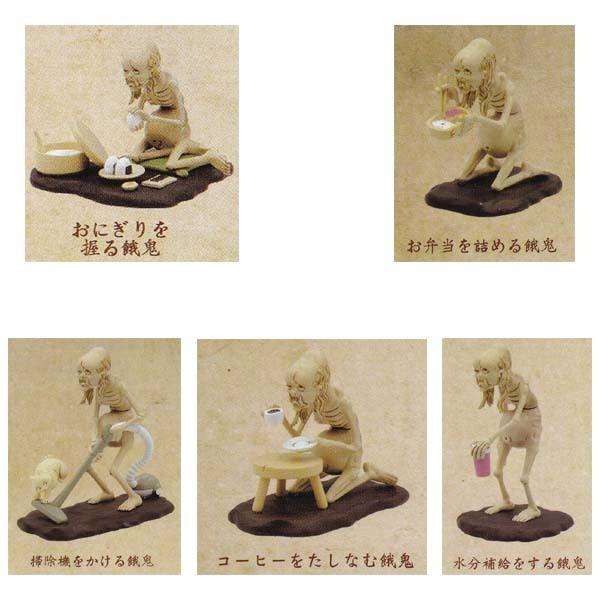 丁寧な暮らしをする餓鬼 スタンドフィギュア 5種セット クオリア ガチャポン 妖怪 フィギュア S だいだらぼっちヤフー店 通販 Yahoo ショッピング