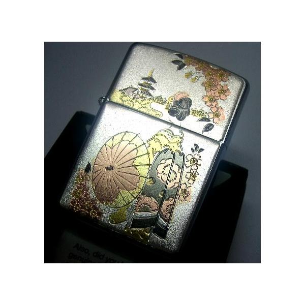 新品♥正規品 ♥まるで手彫り♥伝統の電鋳和板♥「舞妓さん」♥ZIPPO♦ジッポ♦ライター 送料180円〜新品正規品 まるで手彫り！伝統の電鋳和板「舞妓さん