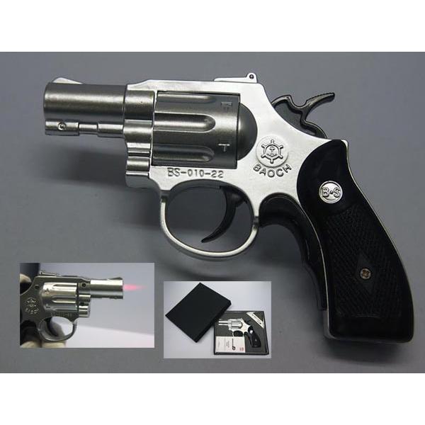 送料450円〜新品 BSリボルバー型ミニターボライター(マットシルバー
