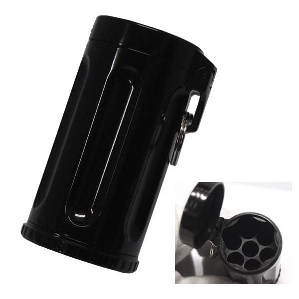 送料290円〜新品正規品 タバコ瞬間消火ハニカム構造HoneyCombJr携帯灰皿(ブラック) 7本収納可 軽量30g windmill社製 たばこの匂いや煙をシャットアウト。