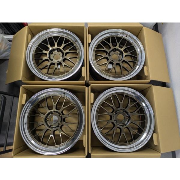 即納 RAYS レイズ 21A spec-SR FACE1 SR シャイニングブロンズメタル 19インチ 9.5J ＋45 5H 5穴 PCD120 新品  4本セット FL5 FK8 BMW