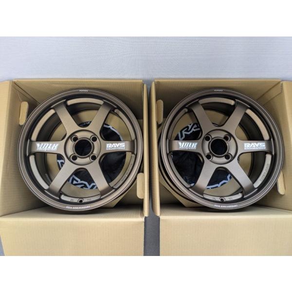 即納 RAYS レイズ TE37 SONIC 30TH MACHINING FACE3 BR ブロンズ