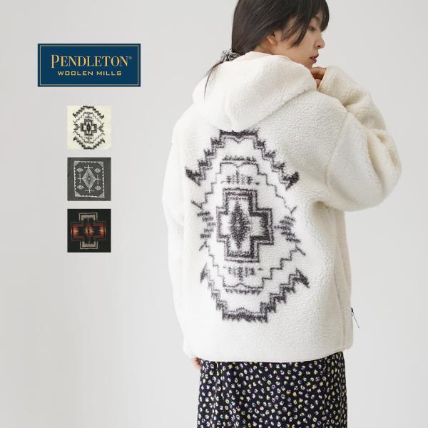 PENDLETON（ペンドルトン） ボア ジップフーディー / アウター フード