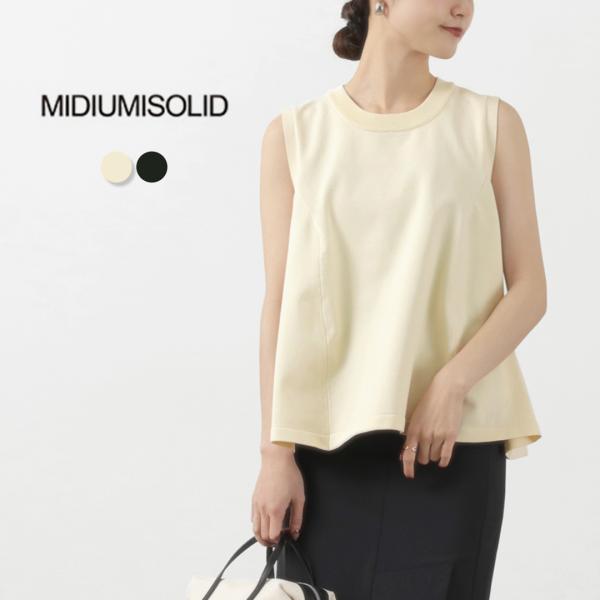 MIDIUMISOLID MIDIUMISOLID(ミディウミソリッド) ノースリーブ MIDIUMISOLID MIDIUMISOLID(ミディウミソリッド) ノースリーブ