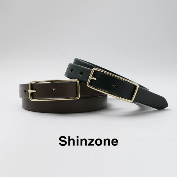 週末限定値下げ！極美品！タグ付完売品　シンセティックレザー ナロータイ vein Shinzone（シンゾーン） スレンダーレザーベルト 15AMSIT55