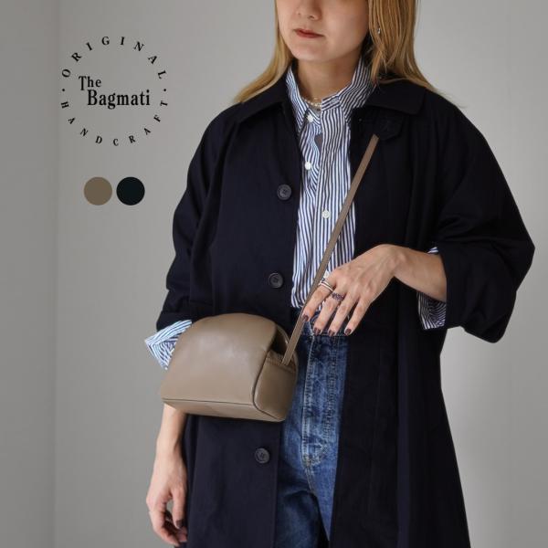 The Bagmati / ショルダーバッグ/--/BRW/無地 The Bagmati（ザバグマティ） BAGMATI（バグマティ） ラウンド レザー