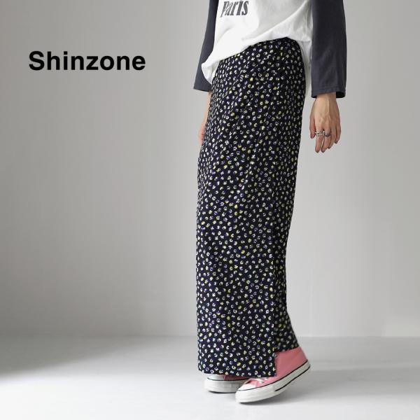 Shinzone（シンゾーン） スパークルプリントスカート 24AMSSK06