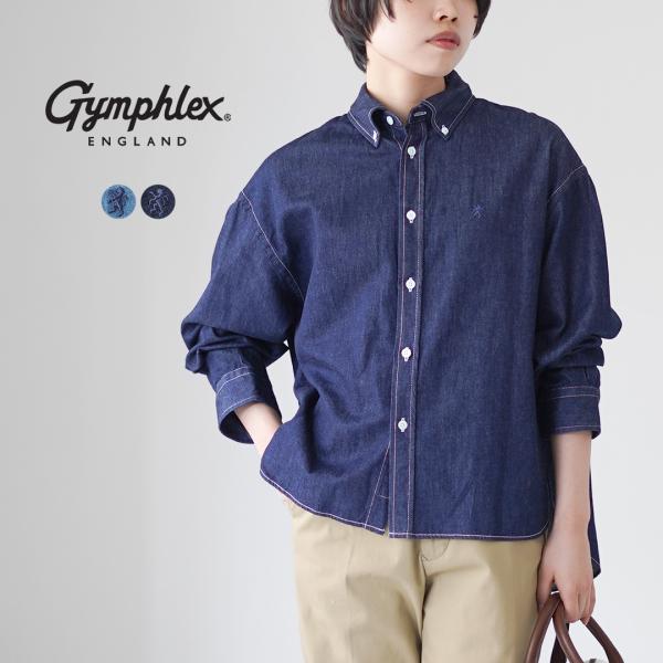 GYMPHLEX（ジムフレックス） B.D.デニムシャツ ショート / トップス