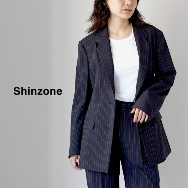 Shinzone（シンゾーン） ストライプ クライスラー ジャケット