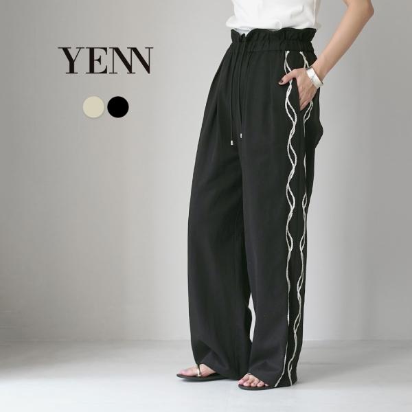 YENN YENN（イェン） コード エンブロイダリー パンツ / レディース