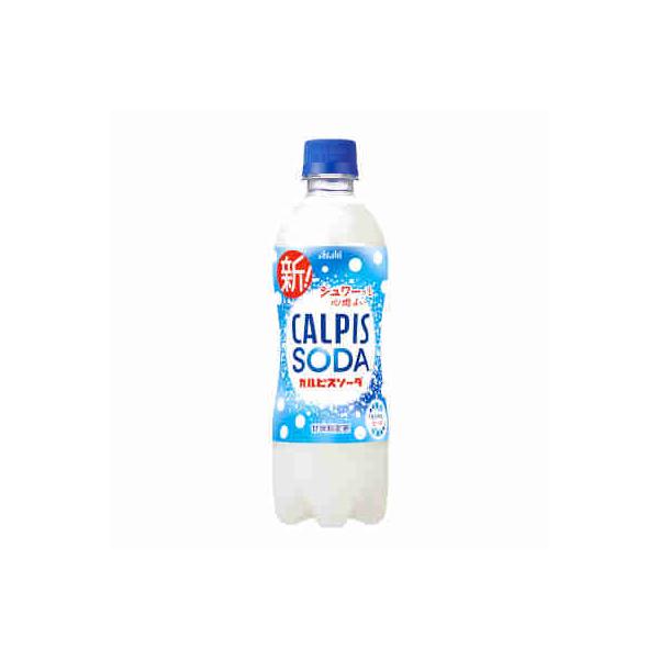 他サイト： カルピスソーダ 500ml ペット 24本入の商品画像