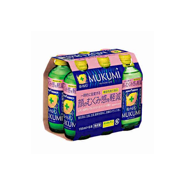 他サイト： キレートレモン MUKUMI ポッカサッポロ 155ml瓶 24本入の商品画像
