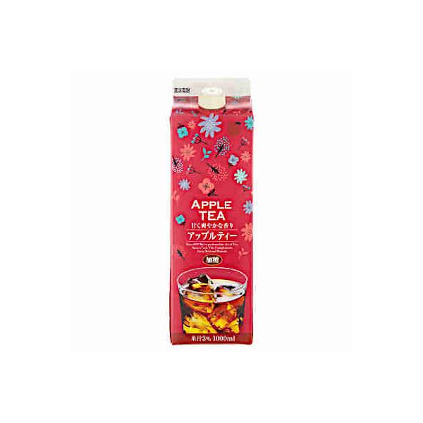 GS アップルティー 加糖 紙パック ジーエスフード 1000ml 12本入