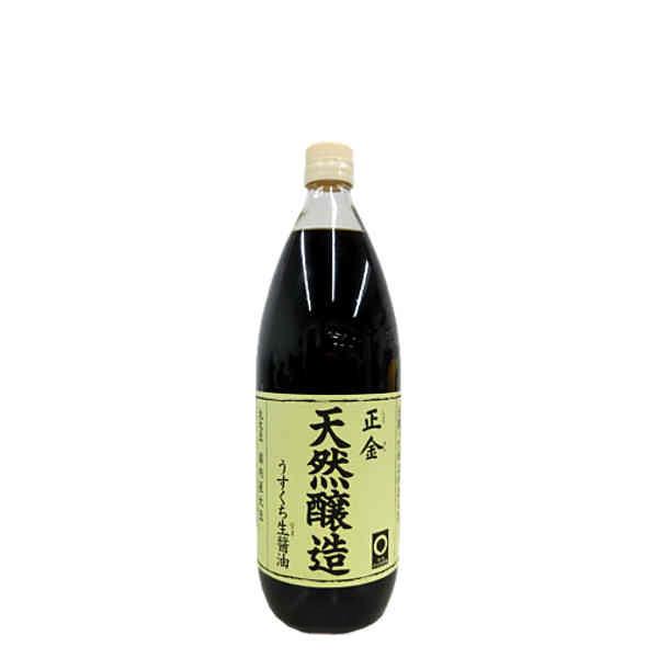 天然醸造 うすくち醤油 正金醤油 1L 6本入