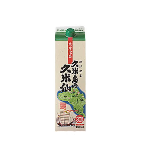 琉球泡盛 久米島の久米仙 1800ml 30度 6本セット 久米島の久米仙 泡盛 30度 1.8L(1800ml) パック 6本入 : 問屋ダイヘイ