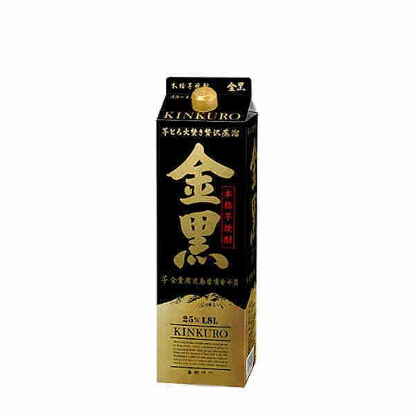 アサヒ（asahi） 本格芋焼酎 金黒 25度 1.8Lパック 6本入 : 問屋 