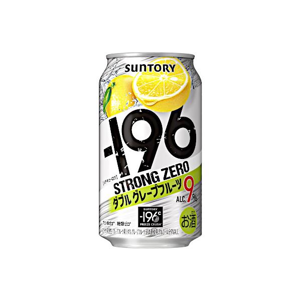 他サイト： -196℃ ストロングゼロ ダブルグレープフルーツ サントリー 350ml缶 24本入りの商品画像