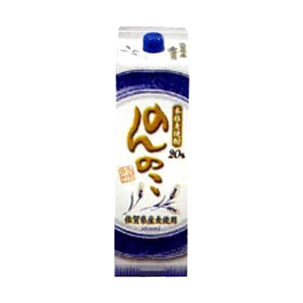 宗政酒造 のんのこ 麦 20度 1.8L(1800ml) パック 6本入 : 問屋ダイヘイ