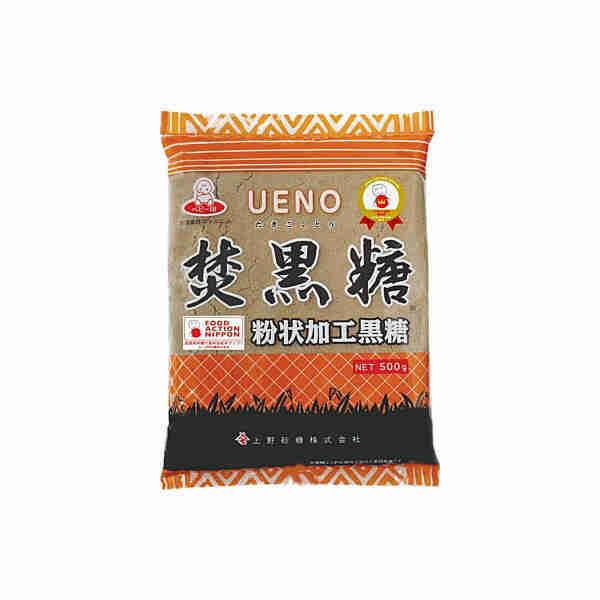 焚黒糖 (粉状加工黒糖) 500g 上野砂糖