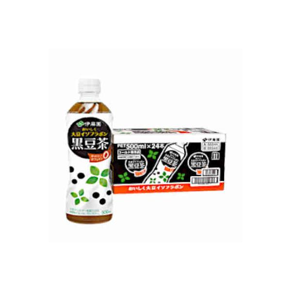 伊藤園（ITO EN） おいしく大豆イソフラボン黒豆茶 500ml ペット 24本
