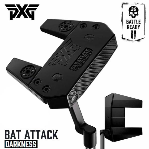 【パター・受注生産】PXG バトルレディ2 ダークネス BATTLE READY2 DARKNESS バットアタック パター BAT ATTACK PUTTER PXG バトルレディ2 ダークネス BATTLE READY2 DARKNESS バットアタック
