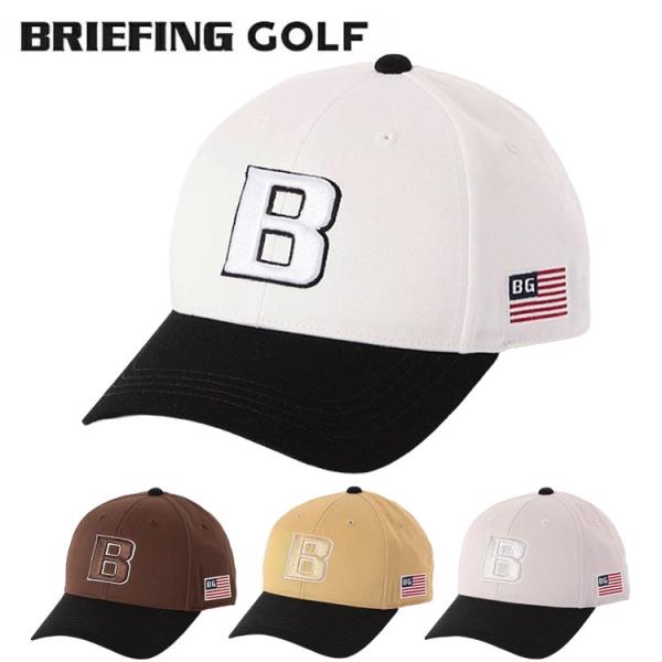 ブリーフィング ゴルフ キャップ MEN’S 2-TONE INITIAL CAP BRIEFING GOLF BRG263M90