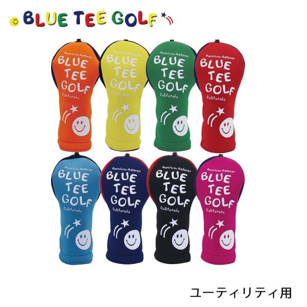 ブルーティーゴルフ ストレッチスマイルヘッドカバー ヘッドカバー ユーティリティ用 BLUE TEE GOLF  HC-034 ネコポス対応