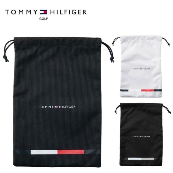 (ポイント10％)トミーヒルフィガー マルチバッグ シグネチャー 巾着 シューズバッグ シューズケース TOMMYHILFIGER THMG6SEA ゴルフ ネコポス対応