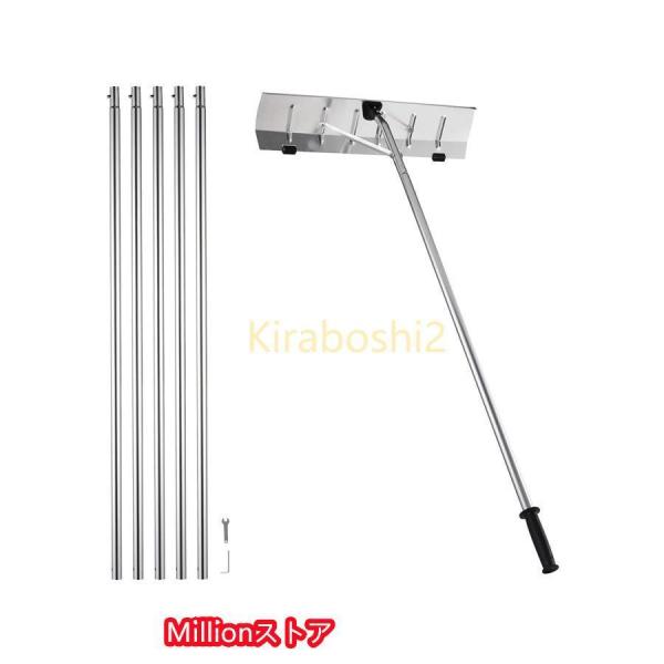 商品の説明                                           仕様 素材：アルミ合金 カラー：スチール ソルダーの長さ: 63cm ショベルの幅：15cm ロッドの数 5本 (連結可能) 各ロッドの長さ：1...