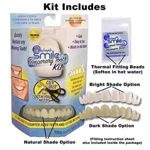 部分対応 抜け歯用 抜け歯 欠け歯 上歯 下歯 男女兼用 疑似