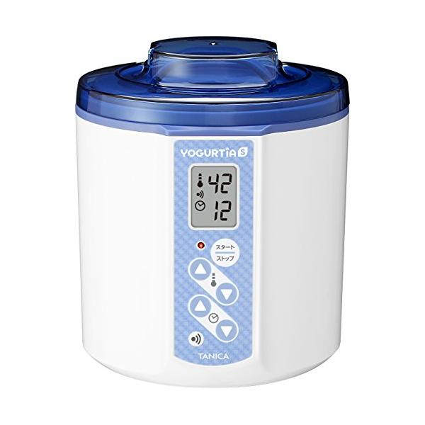 （中古品）TANICA 温度調節(25?70℃) ・タイマー・ブザー付ヨーグルトメーカー ヨーグルティアS 1200ml YS-01 (ブルー)タニカ電器(TANICA): 商品のブランド【商品説明】　※商品状態の程度については記載の商品状...